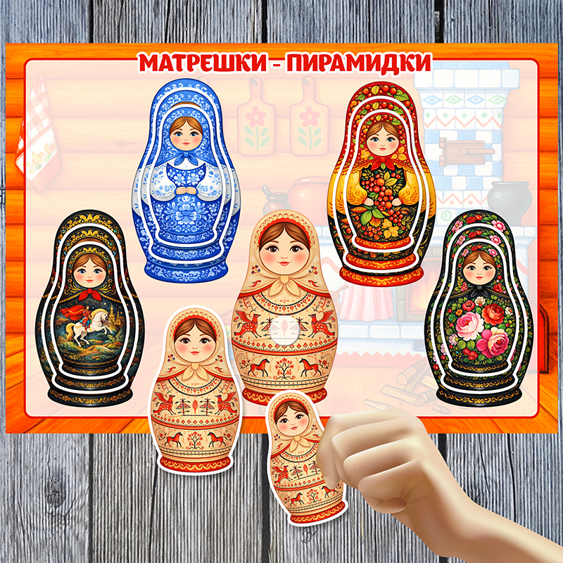 Матрешки - пирамидки