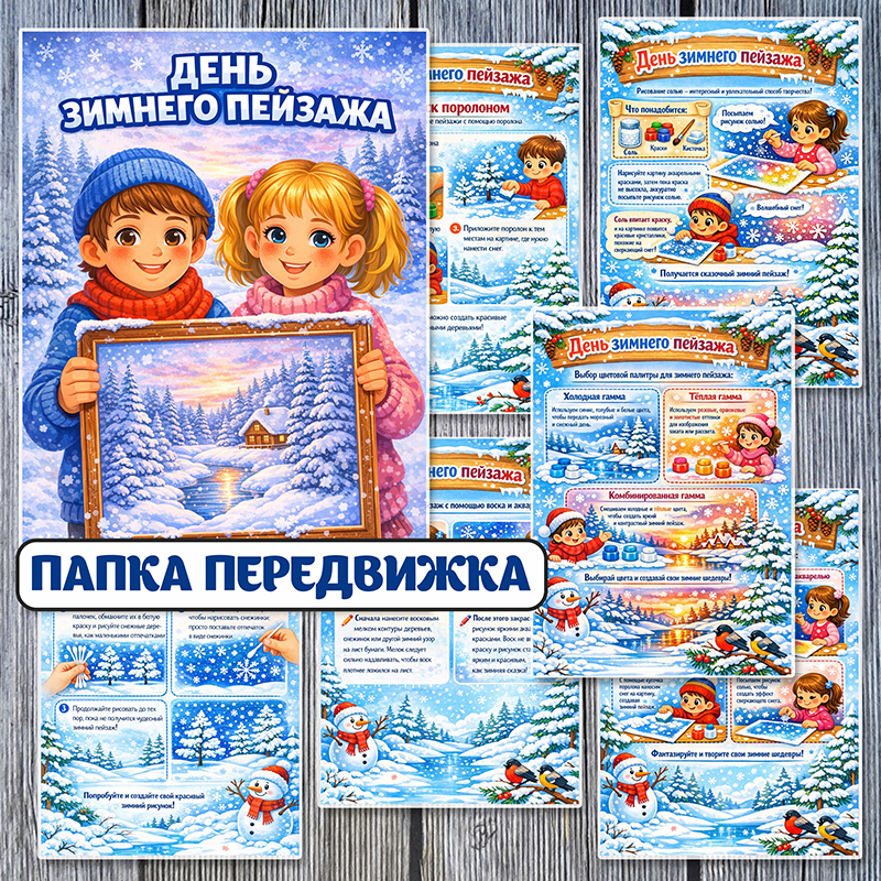День зимнего пейзажа
