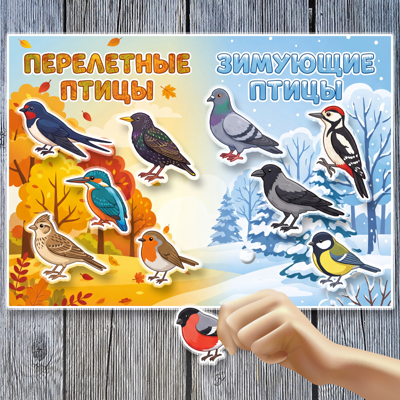 Перелетные и зимующие птицы